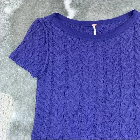 NWT Free People Baby Cable Tee - Picture 2 of 10